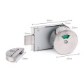 Zinc Alloy Toilet Partition Door Lock with Handle